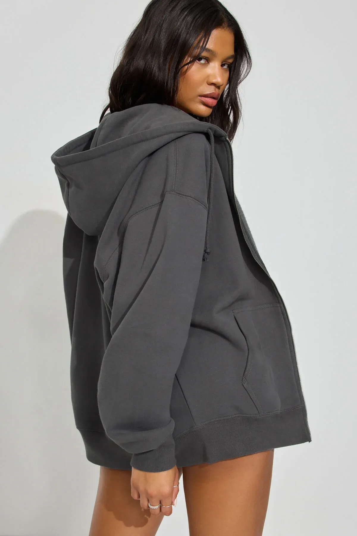 SoftTerry Oversized Zip-Up Hoodie sold by Garage product image thumbnail 4