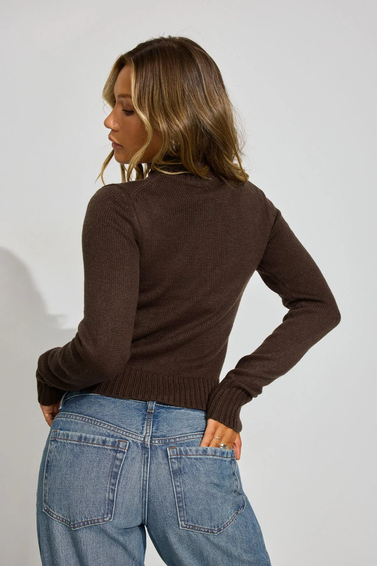 Long Sleeve Supersoft Full Zip Sweater sold by Garage product image thumbnail 4