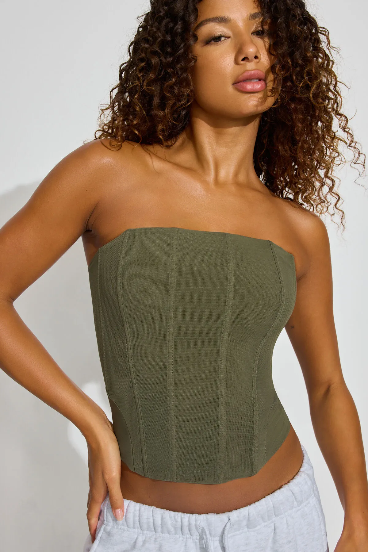 Mesh Longline Tube Corset sold by Garage product image thumbnail 2