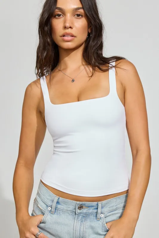 Sleek Square Neck Tank Top sold by Garage