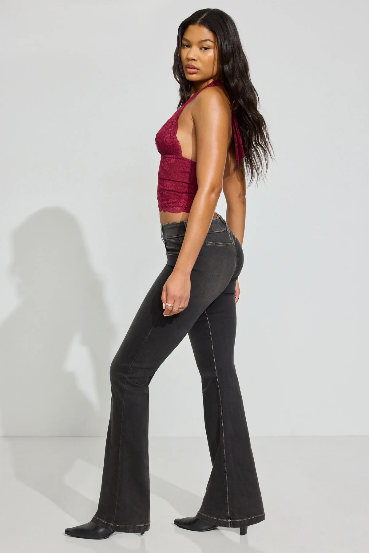 Low-Rise Flare Jeans sold by Garage product image thumbnail 2