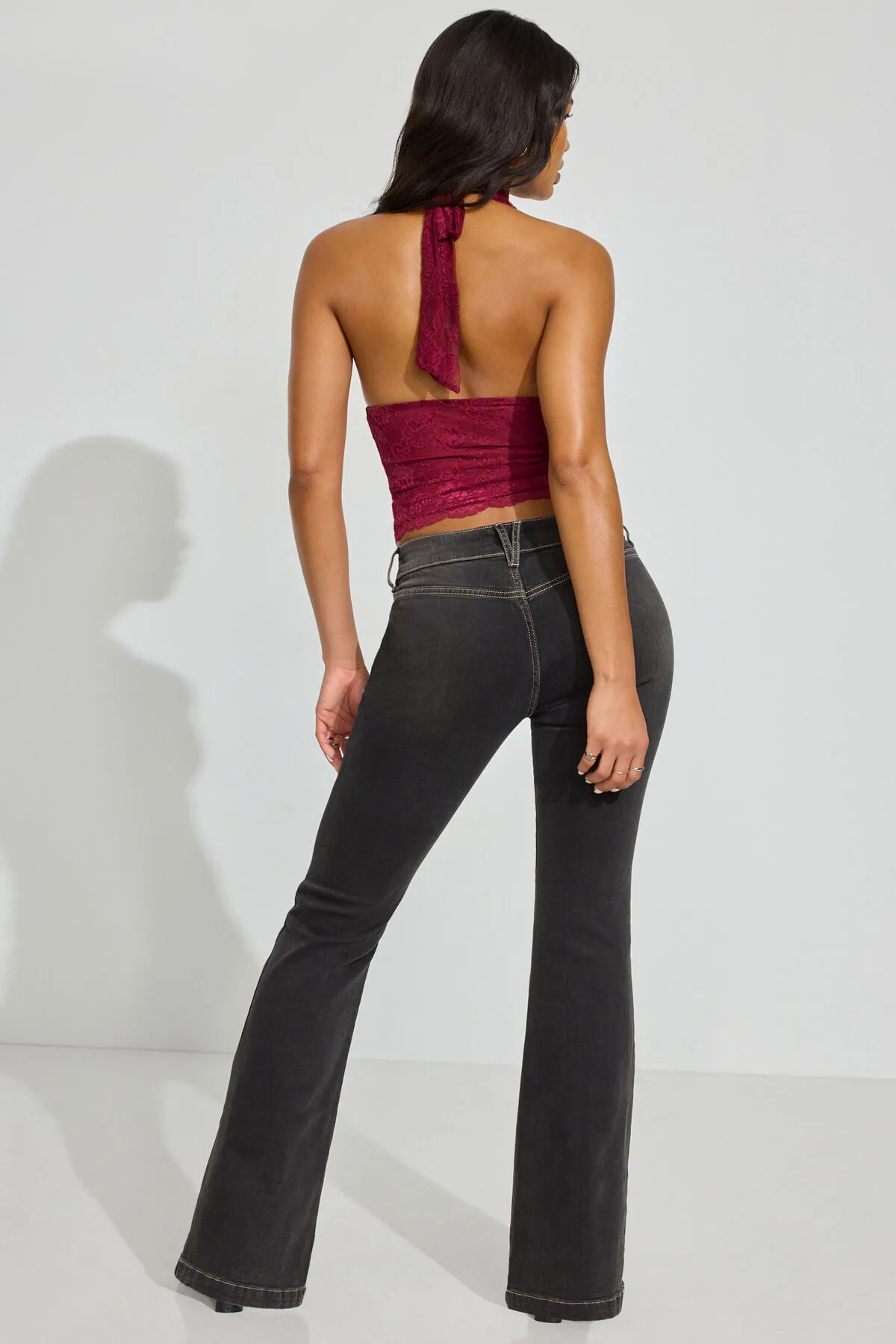 Low-Rise Flare Jeans sold by Garage product image thumbnail 3