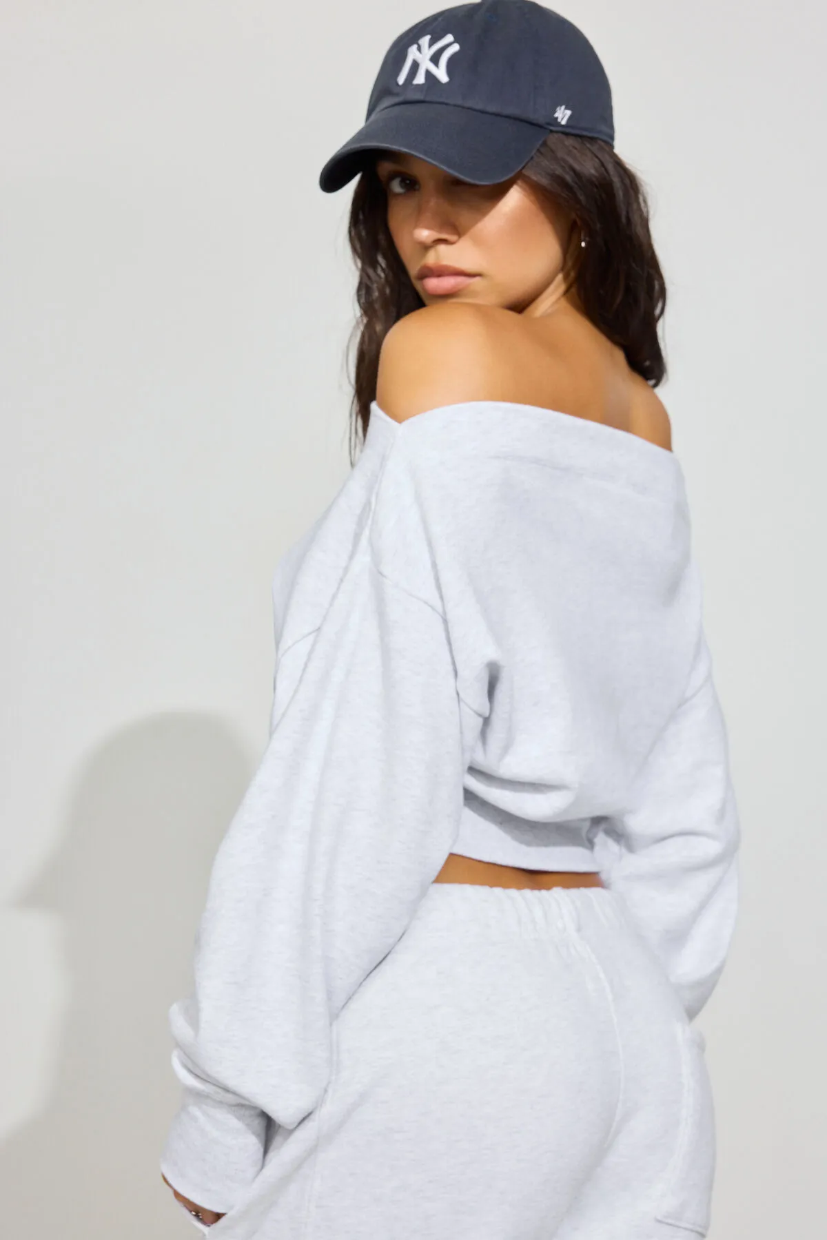 SoftTerry Rib Off Shoulder Sweater sold by Garage product image thumbnail 5