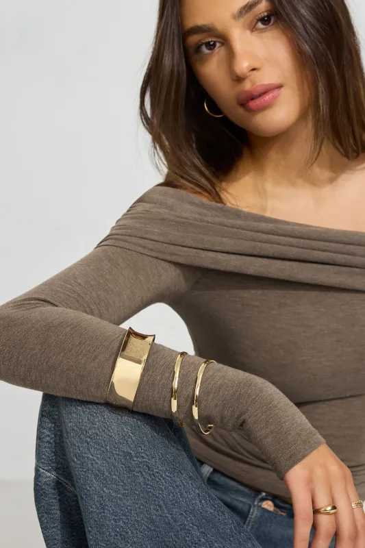 Set of 3 Convex & Wave Bangles sold by Garage