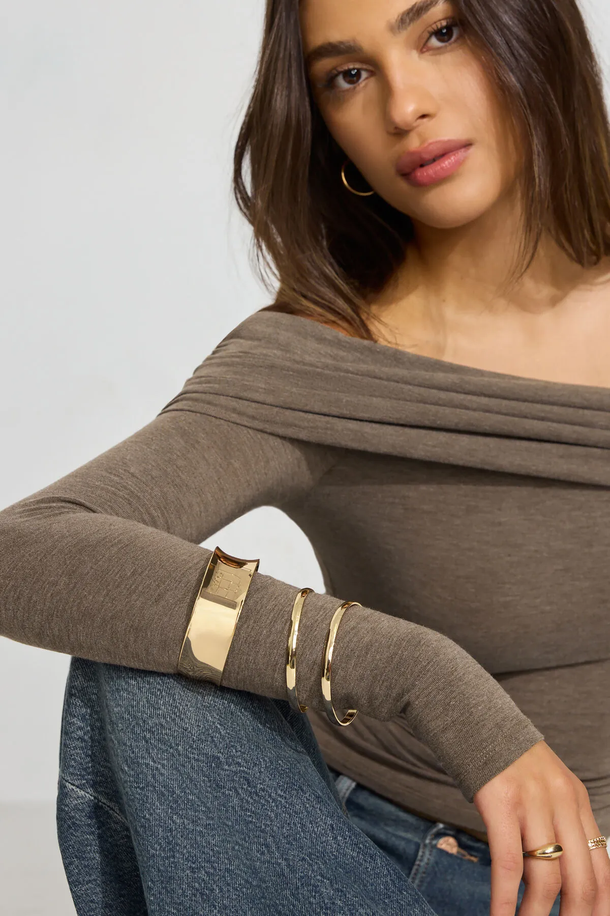 Set of 3 Convex & Wave Bangles sold by Garage