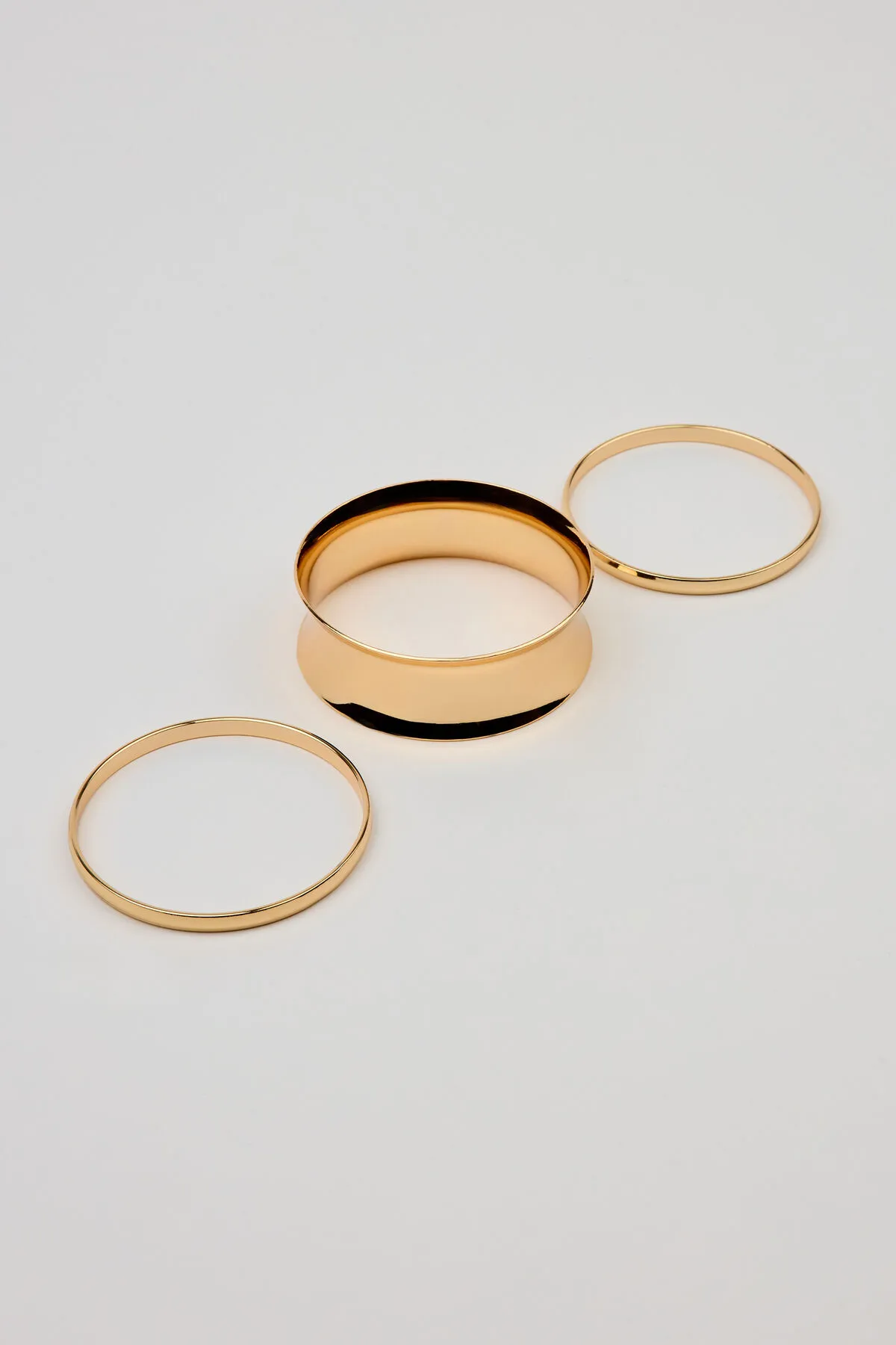 Set of 3 Convex & Wave Bangles sold by Garage product image thumbnail 3
