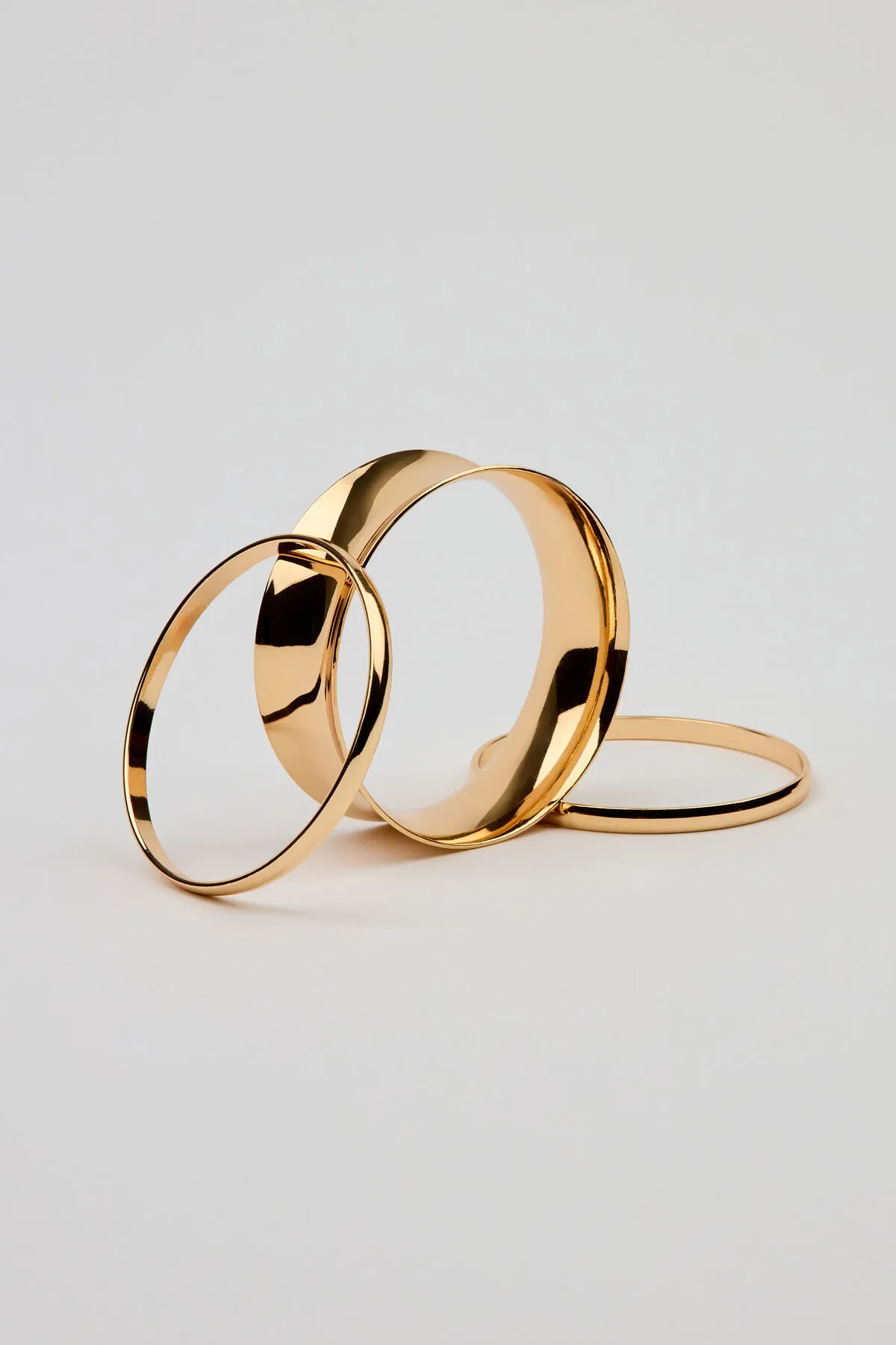 Set of 3 Convex & Wave Bangles sold by Garage product image thumbnail 4