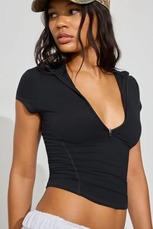 SoftActive Half Zip Tee sold by Garage