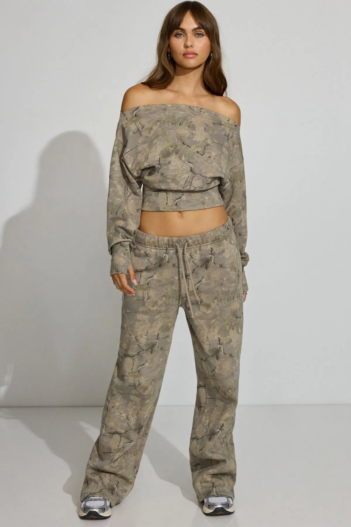 SoftTerry Rib Off Shoulder Sweater sold by Garage product image thumbnail 3