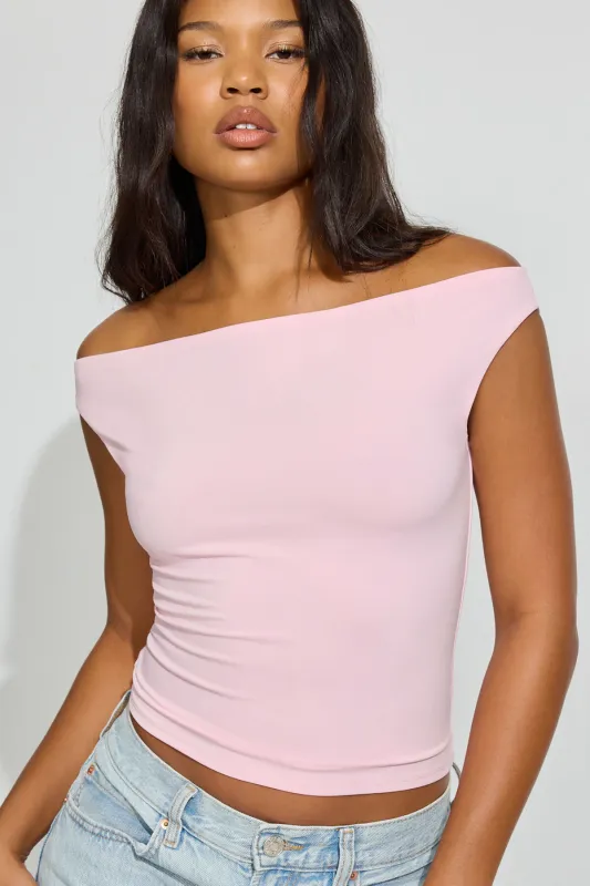 Clean Off Shoulder Top sold by Garage