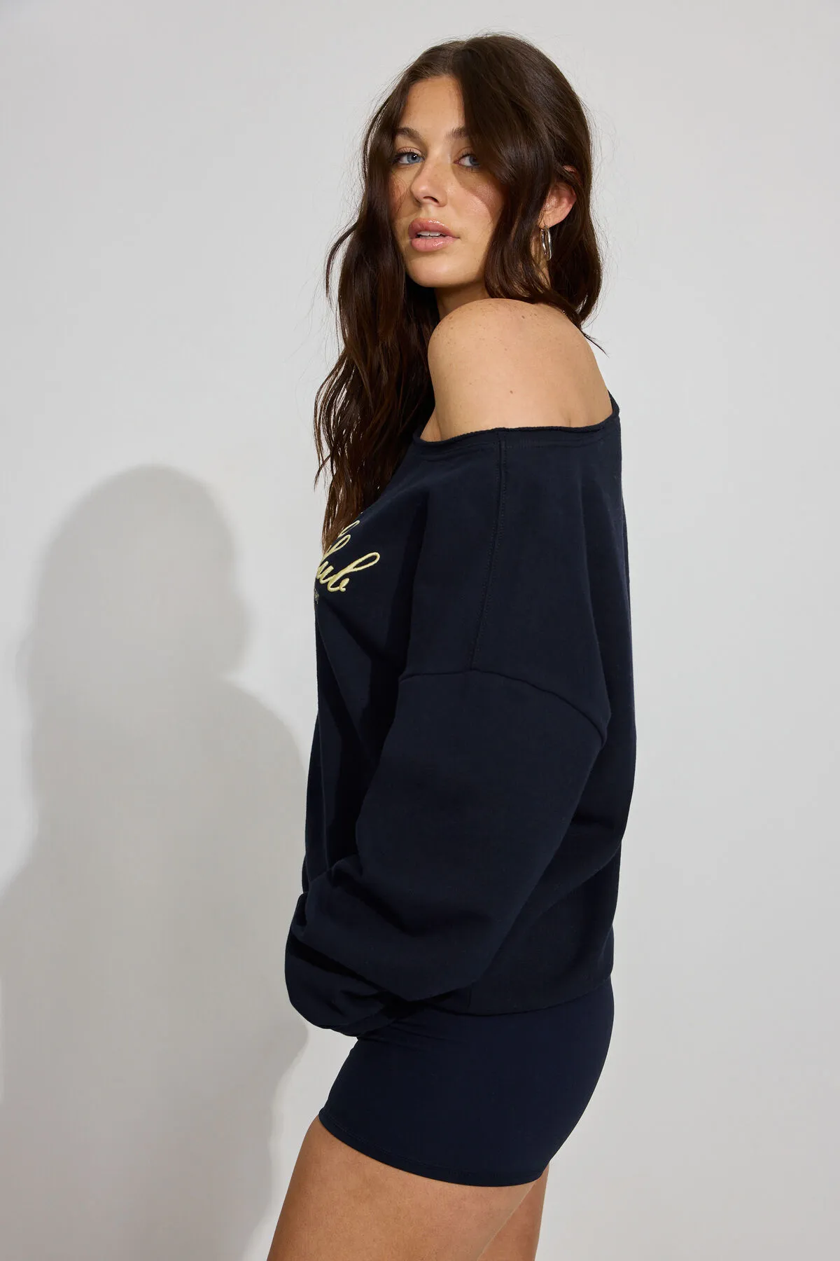 SoftTerry Off Shoulder Sweatshirt sold by Garage product image thumbnail 3