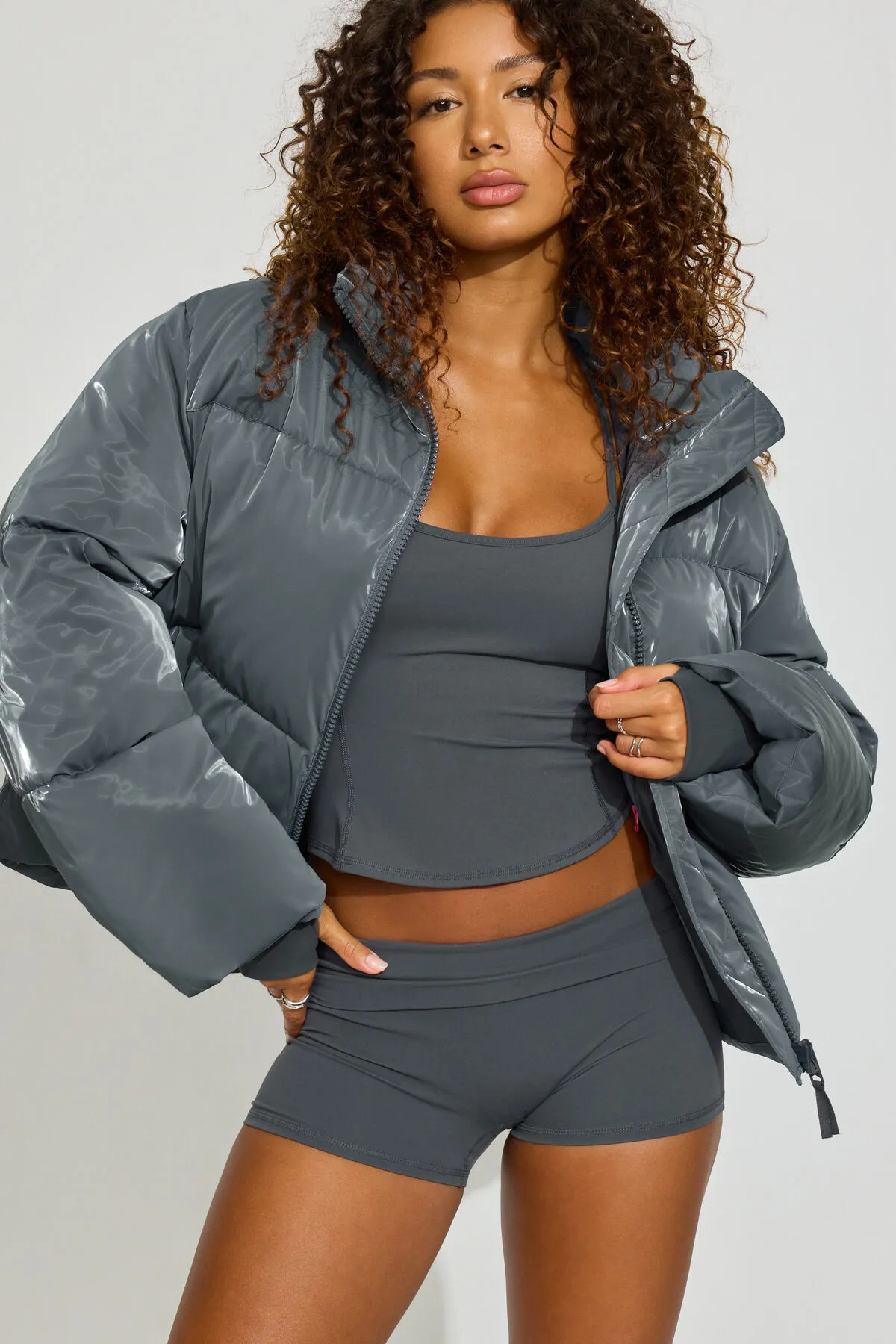 Shiny Puffer Jacket sold by Garage product image thumbnail 2