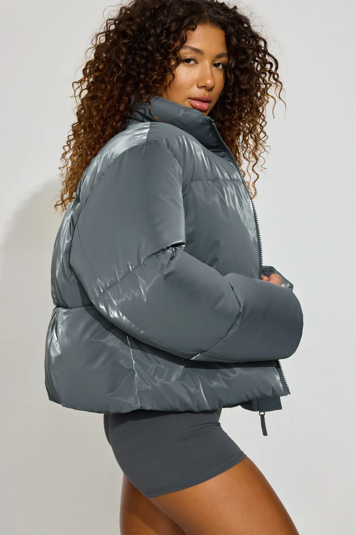 Shiny Puffer Jacket sold by Garage product image thumbnail 3