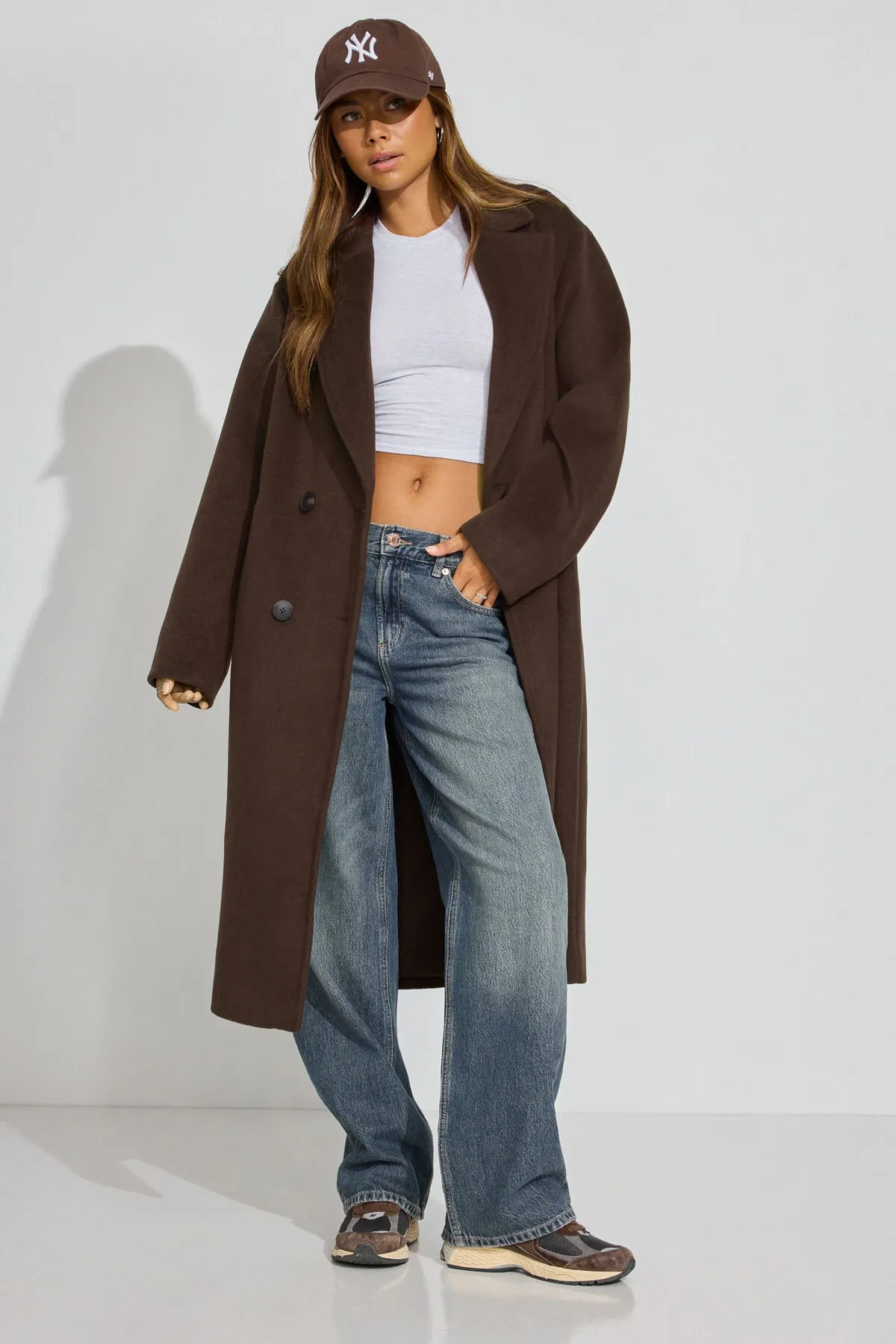 Oversized Long Felted Trench Coat sold by Garage product image thumbnail 2