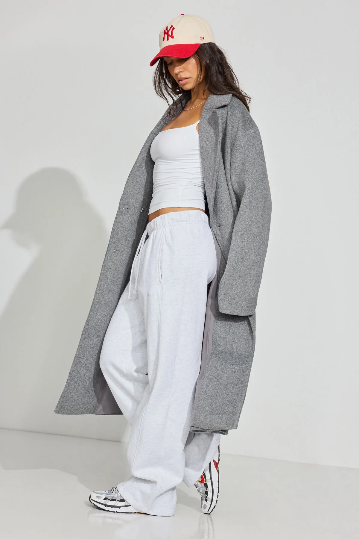Oversized Long Felted Trench Coat sold by Garage