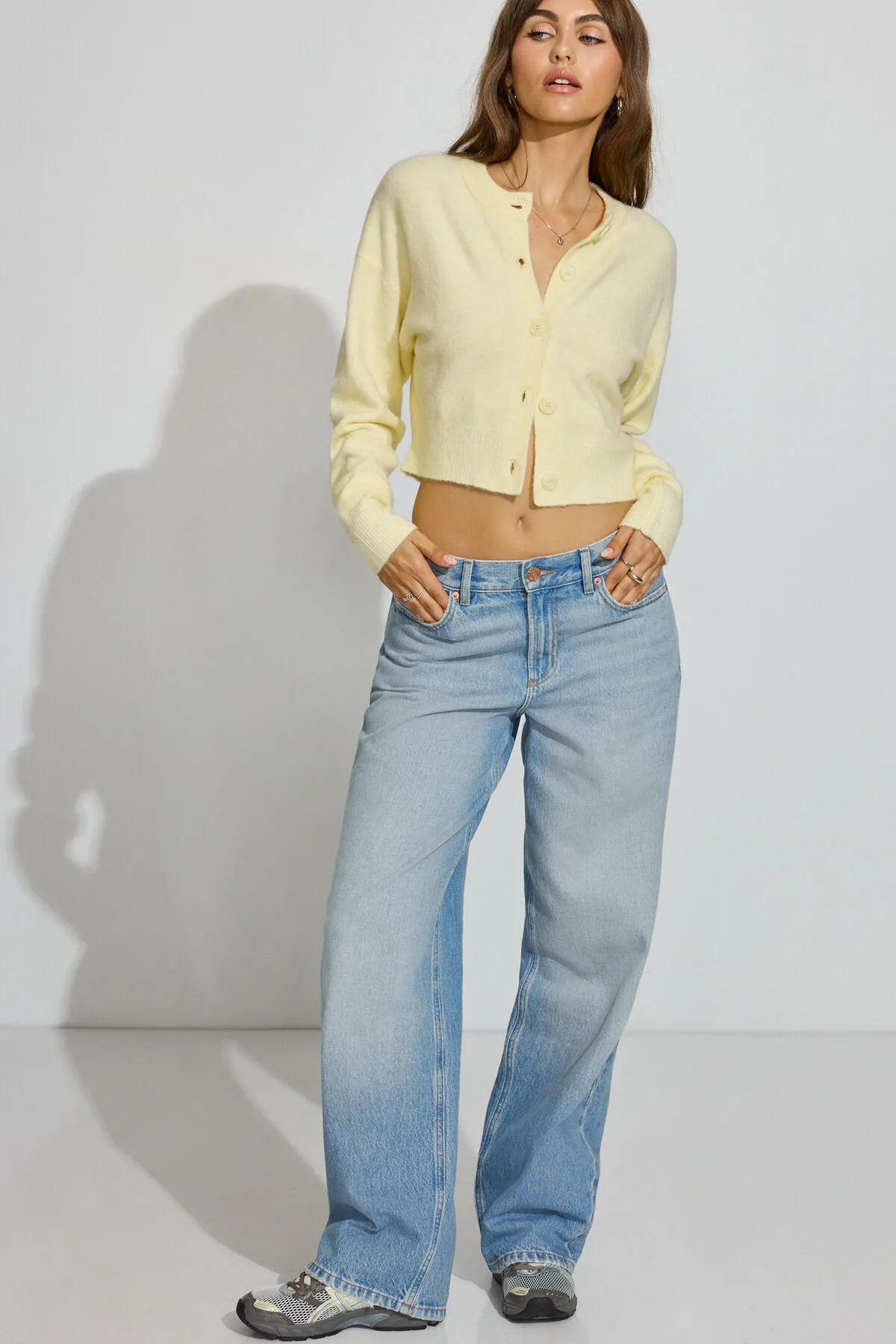 Renee Spongy Cropped Cardigan sold by Garage product image thumbnail 3