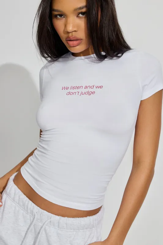 Estelle Longline Tee sold by Garage