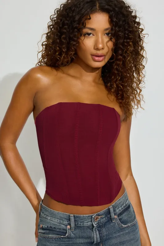 Mesh Longline Tube Corset sold by Garage