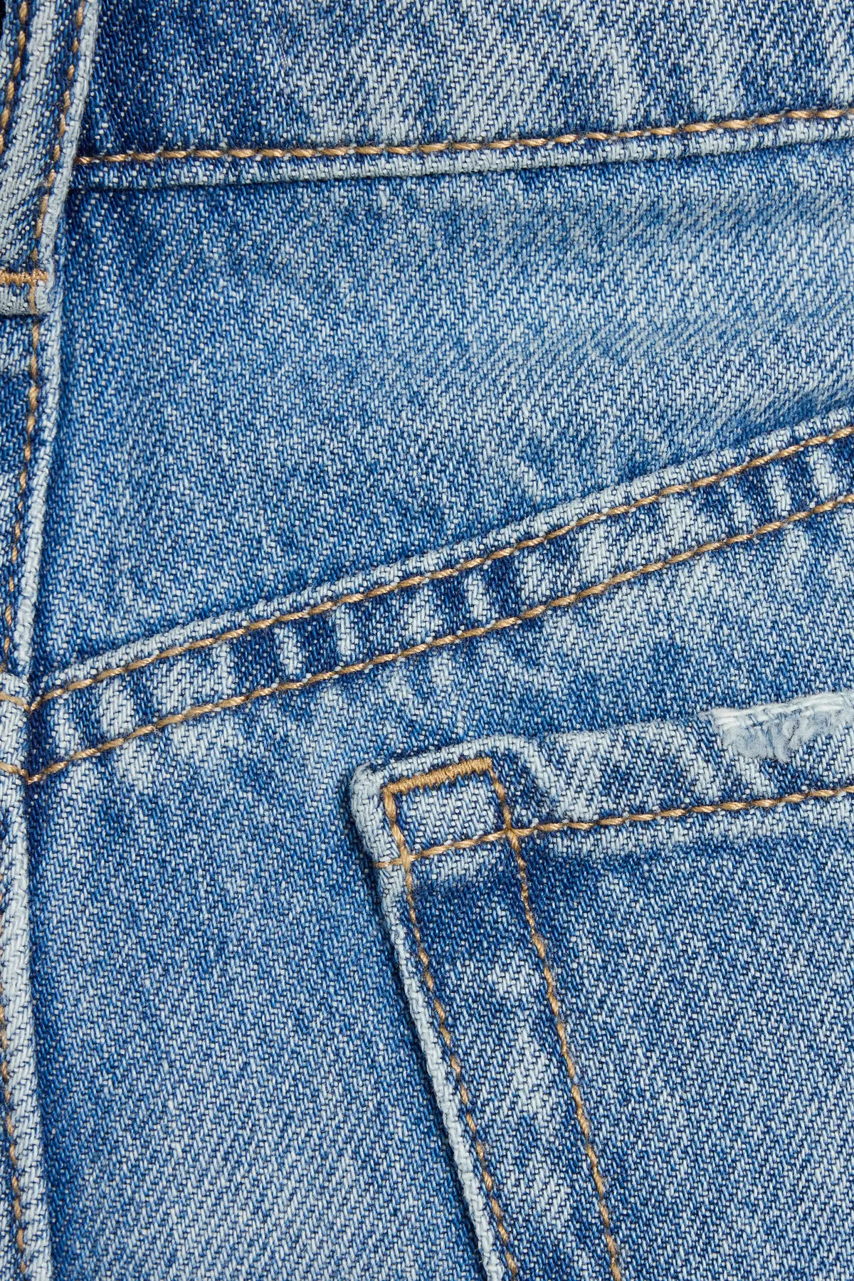 Denim Relaxed A-Line Shorts sold by Garage product image thumbnail 4