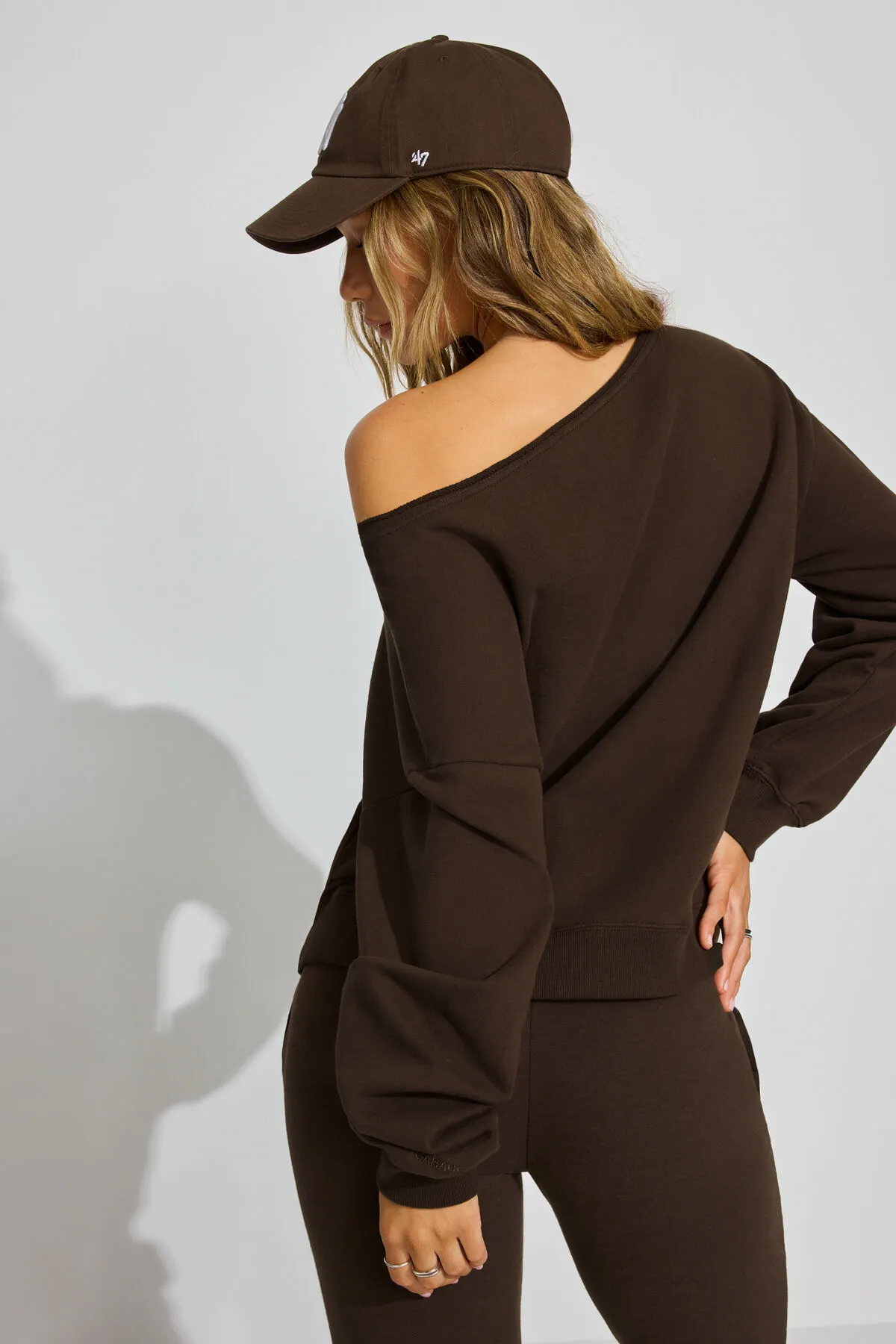 SoftTerry Off Shoulder Sweatshirt sold by Garage product image thumbnail 3