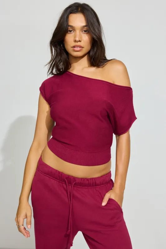 Romi Asymmetric Cinched Waist Sweater made by Garage