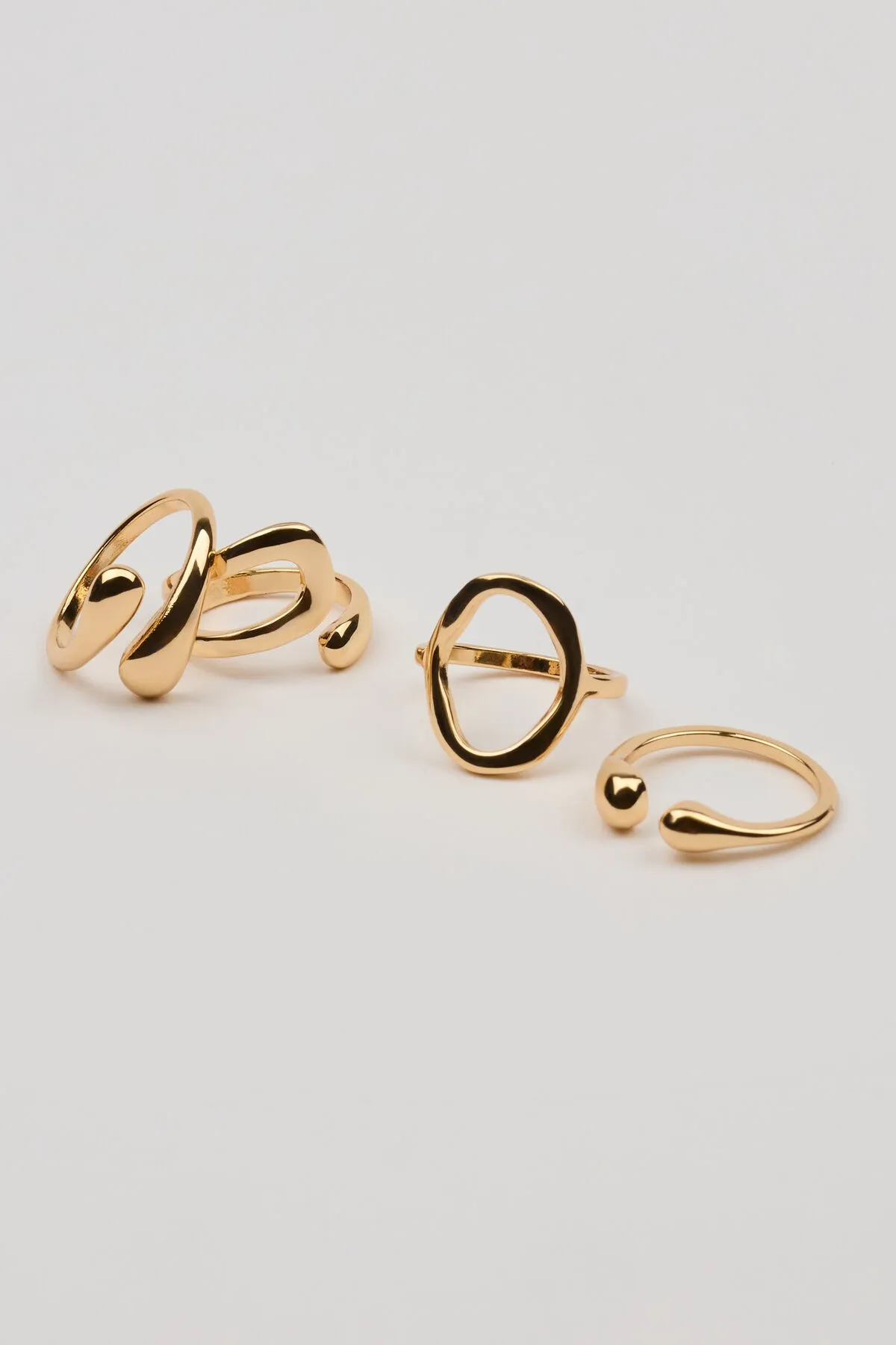 Set of 4 Open Shaped Rings sold by Garage product image thumbnail 4