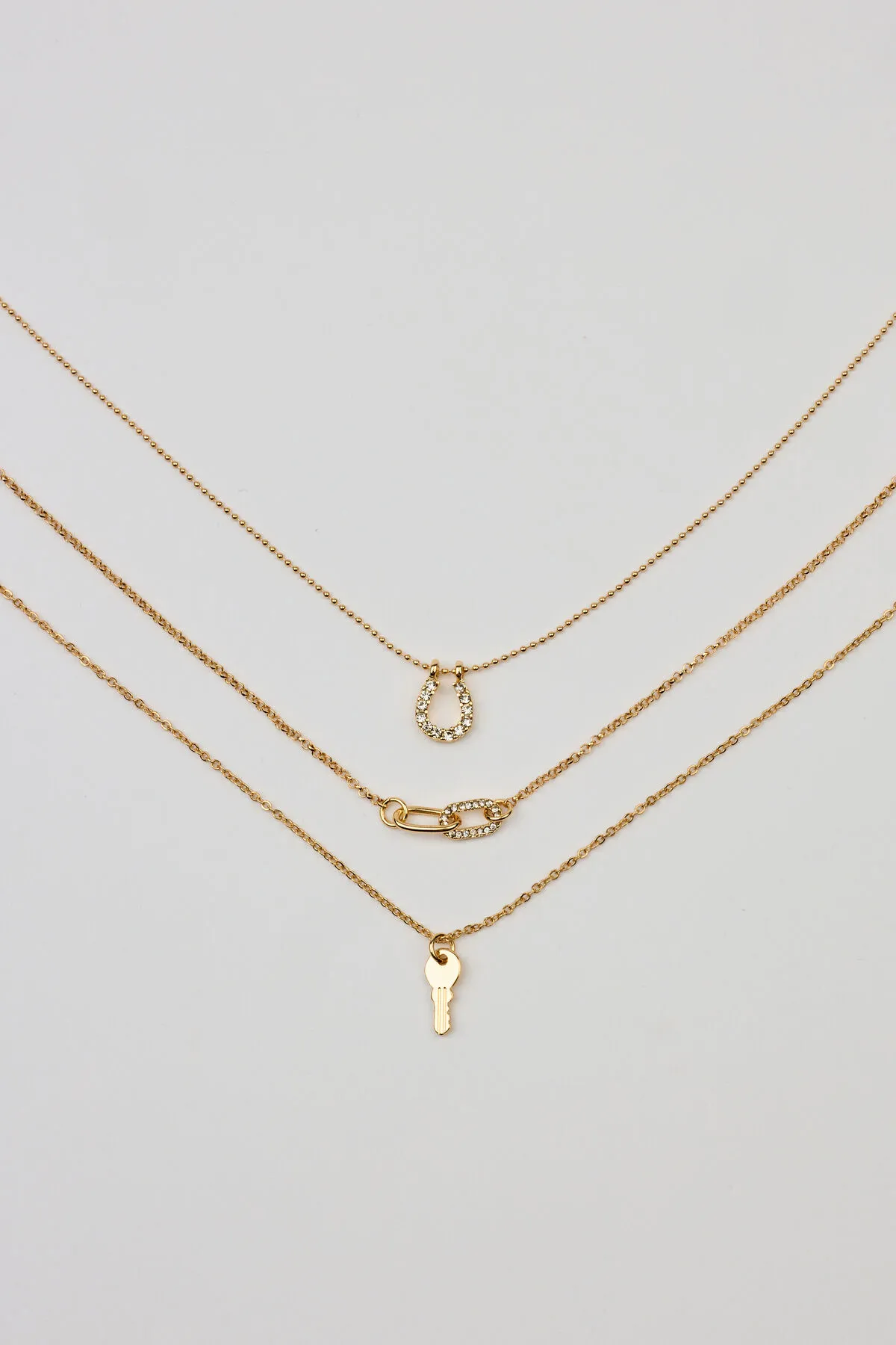 Set of 3 Key, Shoehorn & Link Necklaces sold by Garage product image thumbnail 2