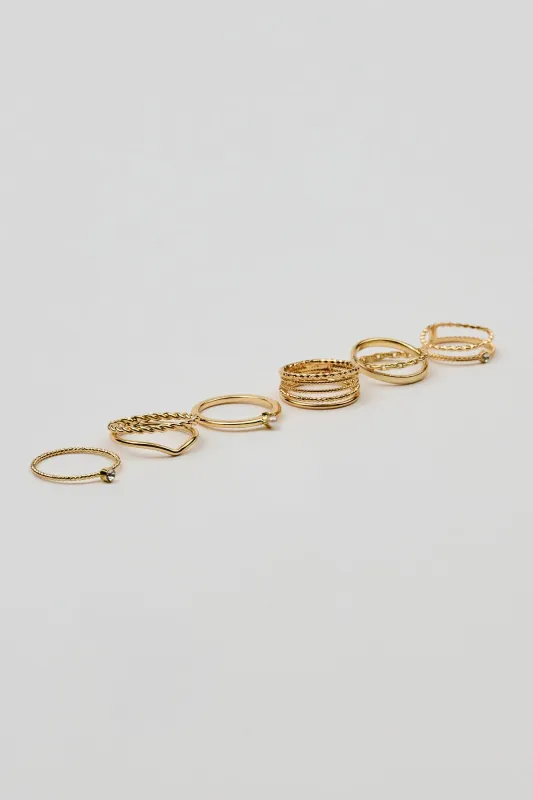 Set of 6 Super Delicate Rings sold by Garage