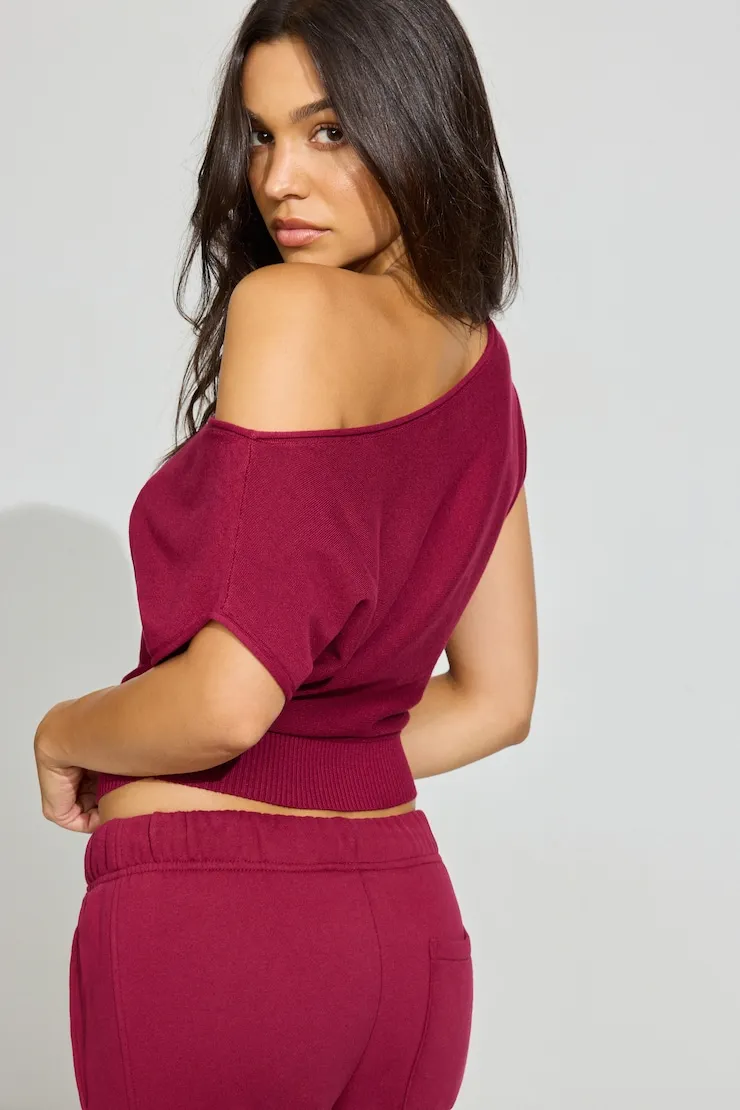 Romi Asymmetric Cinched Waist Sweater sold by Garage product image thumbnail 3