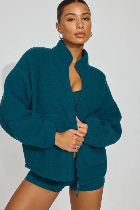 Sherpa Fleece Full Zip Jacket sold by Garage