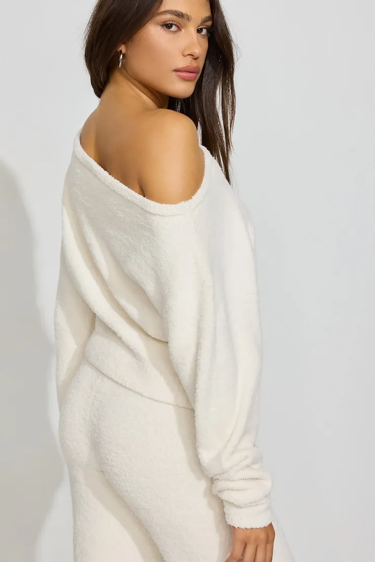Plush Off Shoulder Sweater sold by Garage product image thumbnail 3