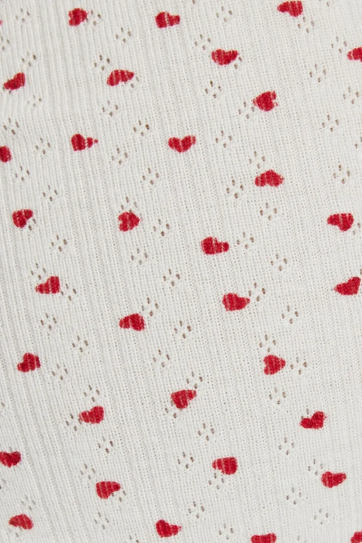 Pointelle Ruched Tiny Shorts sold by Garage product image thumbnail 4