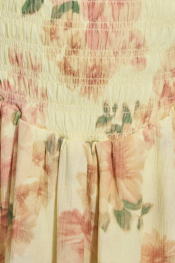 Kenzie Smocked Tiered Romper Dress sold by Garage product image thumbnail 5