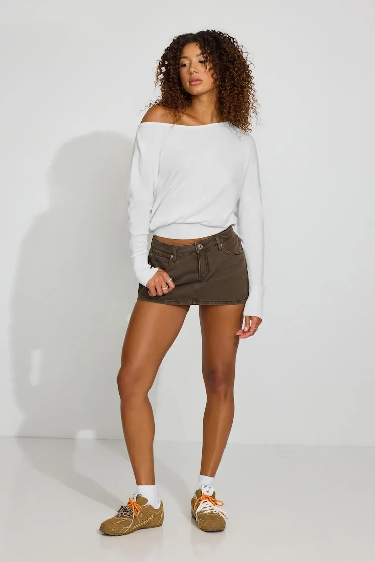 Rae Asymmetric Fine Sweater sold by Garage product image thumbnail 3