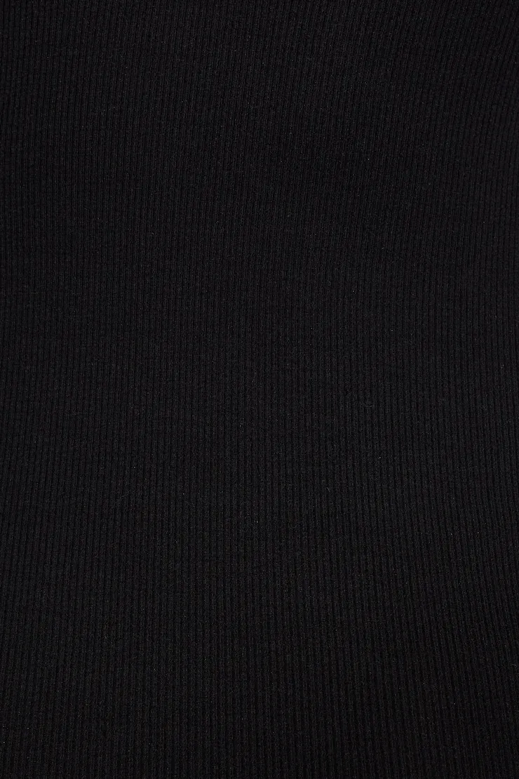 V-Neck Ribbed Mini Dress sold by Garage product image thumbnail 4