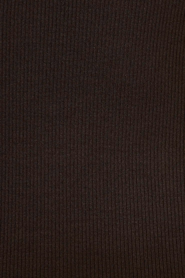 V-Neck Ribbed Mini Dress sold by Garage product image thumbnail 4