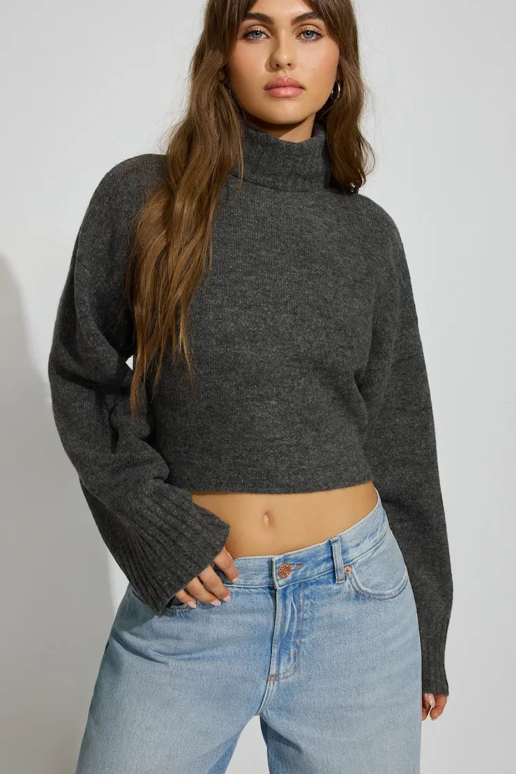 Spongy Cropped Turtleneck sold by Garage product image thumbnail 3