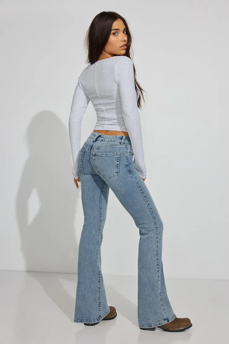 Low Rise Flare Jeans sold by Garage product image thumbnail 3