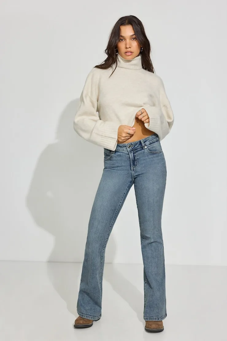 Spongy Cropped Turtleneck sold by Garage product image thumbnail 2