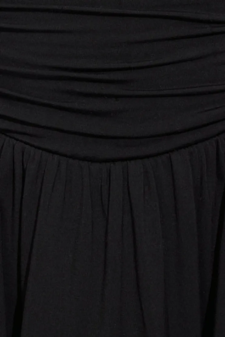 Plunge Halter Fit & Flare Dress sold by Garage product image thumbnail 4