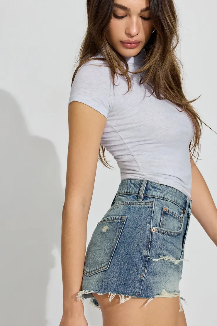 Denim Festival Shorts sold by Garage product image thumbnail 3