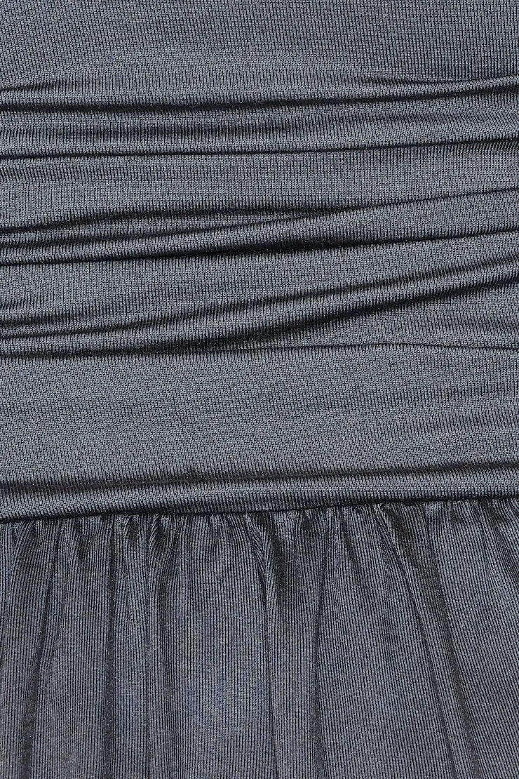 Ruched Drop Waist Romper Dress sold by Garage product image thumbnail 4
