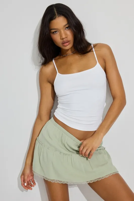 Tiered Mini Skirt made by Garage