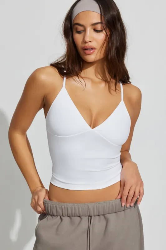 Sleek Plunge Cami Top sold by Garage