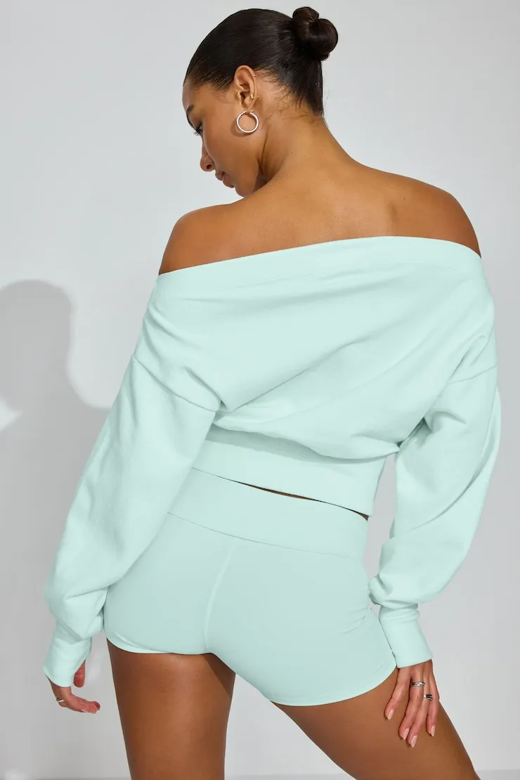 SoftTerry™ Rib Off Shoulder Sweater sold by Garage product image thumbnail 3