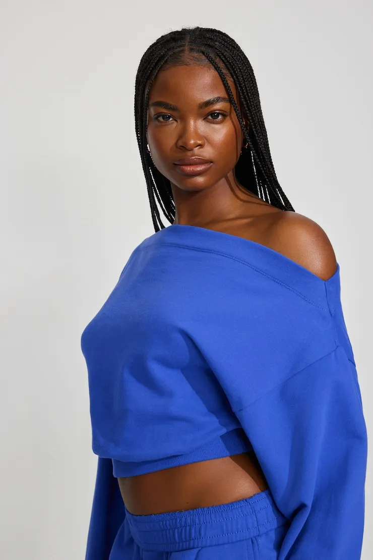 SoftTerry™ Rib Off Shoulder Sweater sold by Garage product image thumbnail 4