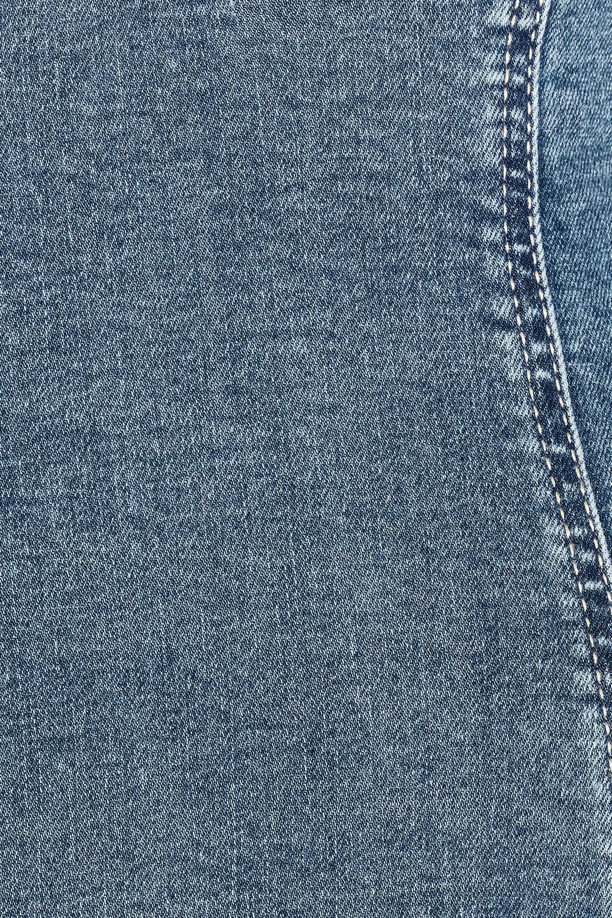 Denim Plunge Halter Dress sold by Garage product image thumbnail 5