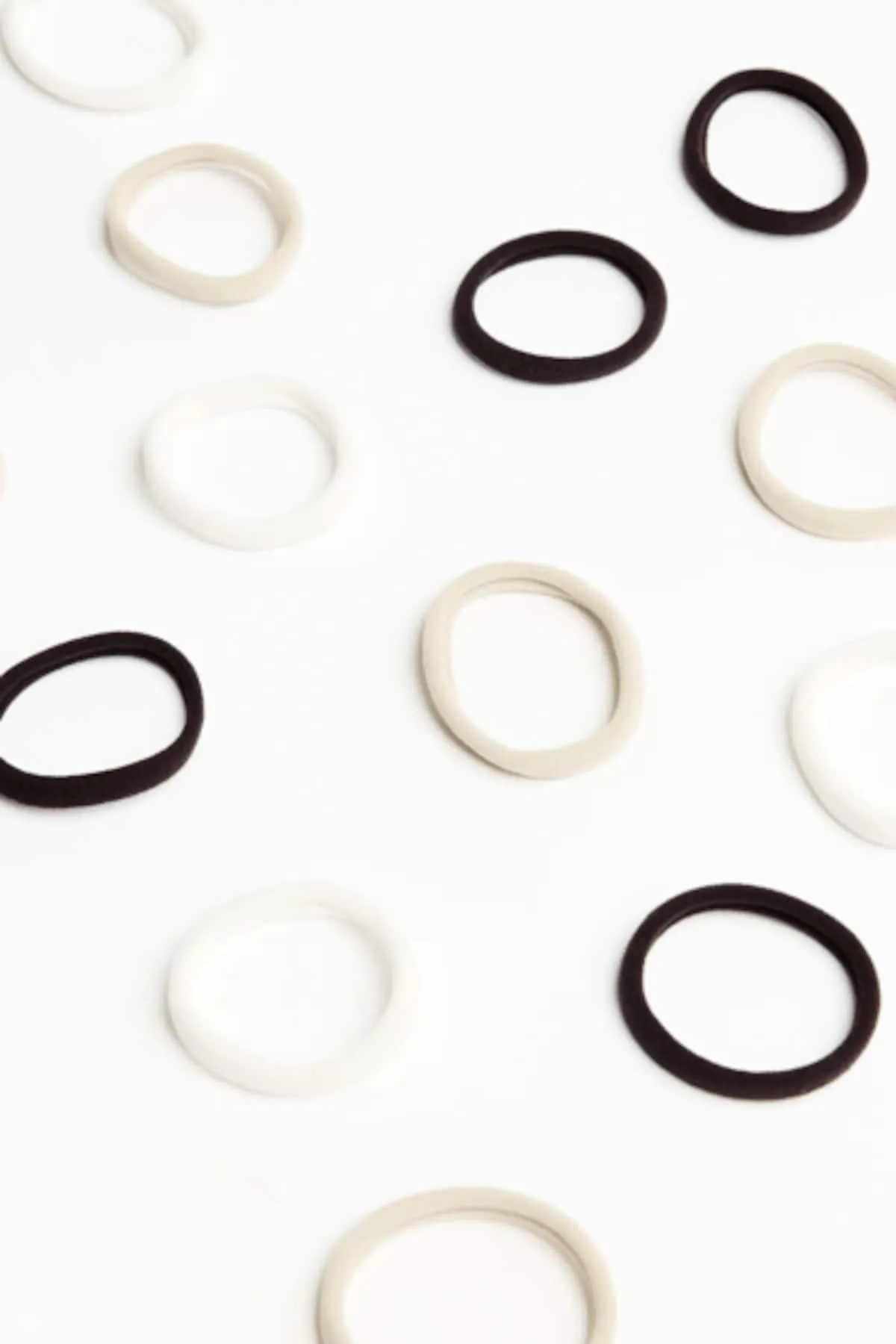 Pack of 18 Seamless Hair Elastics sold by Garage