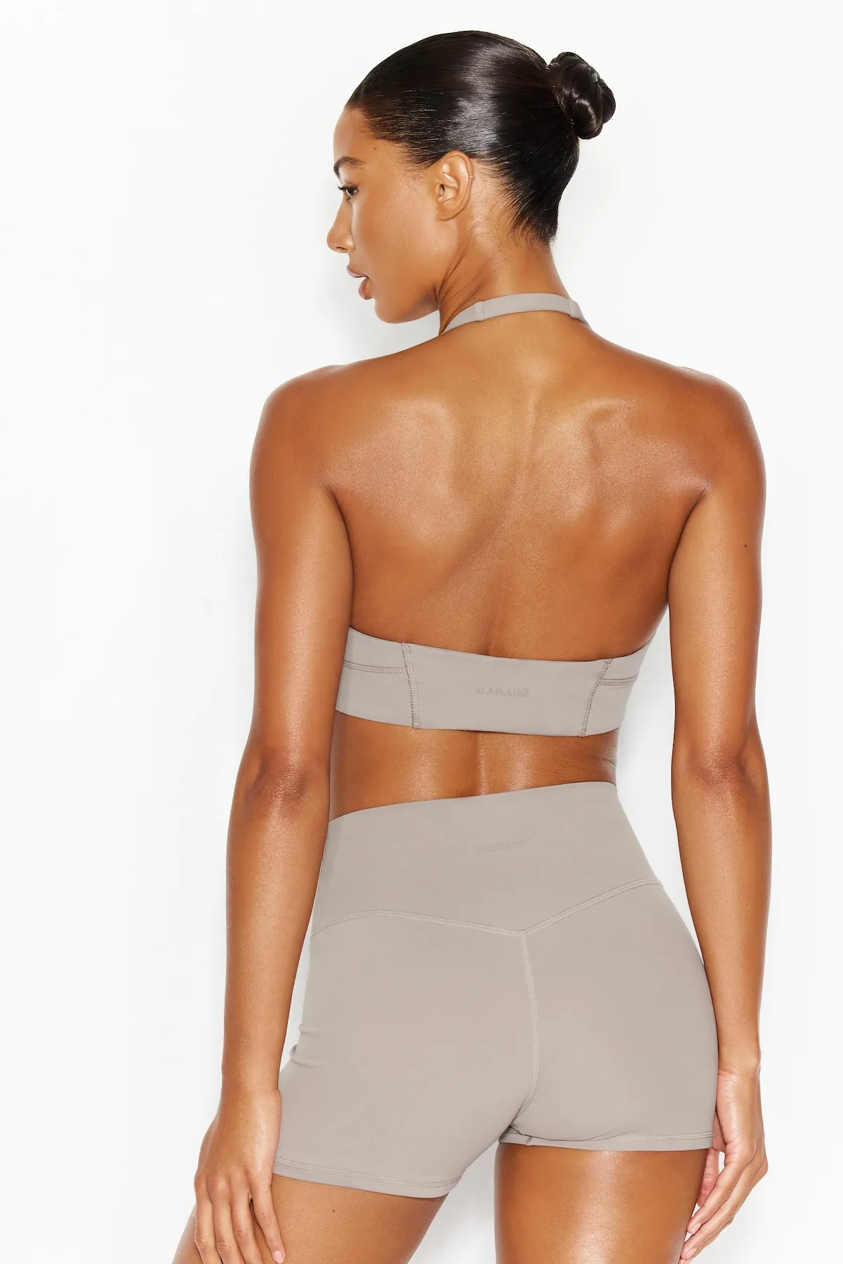 Active Plunge Halter Bra - Garage - Beige - Women Clothing sold by Garage product image thumbnail 5