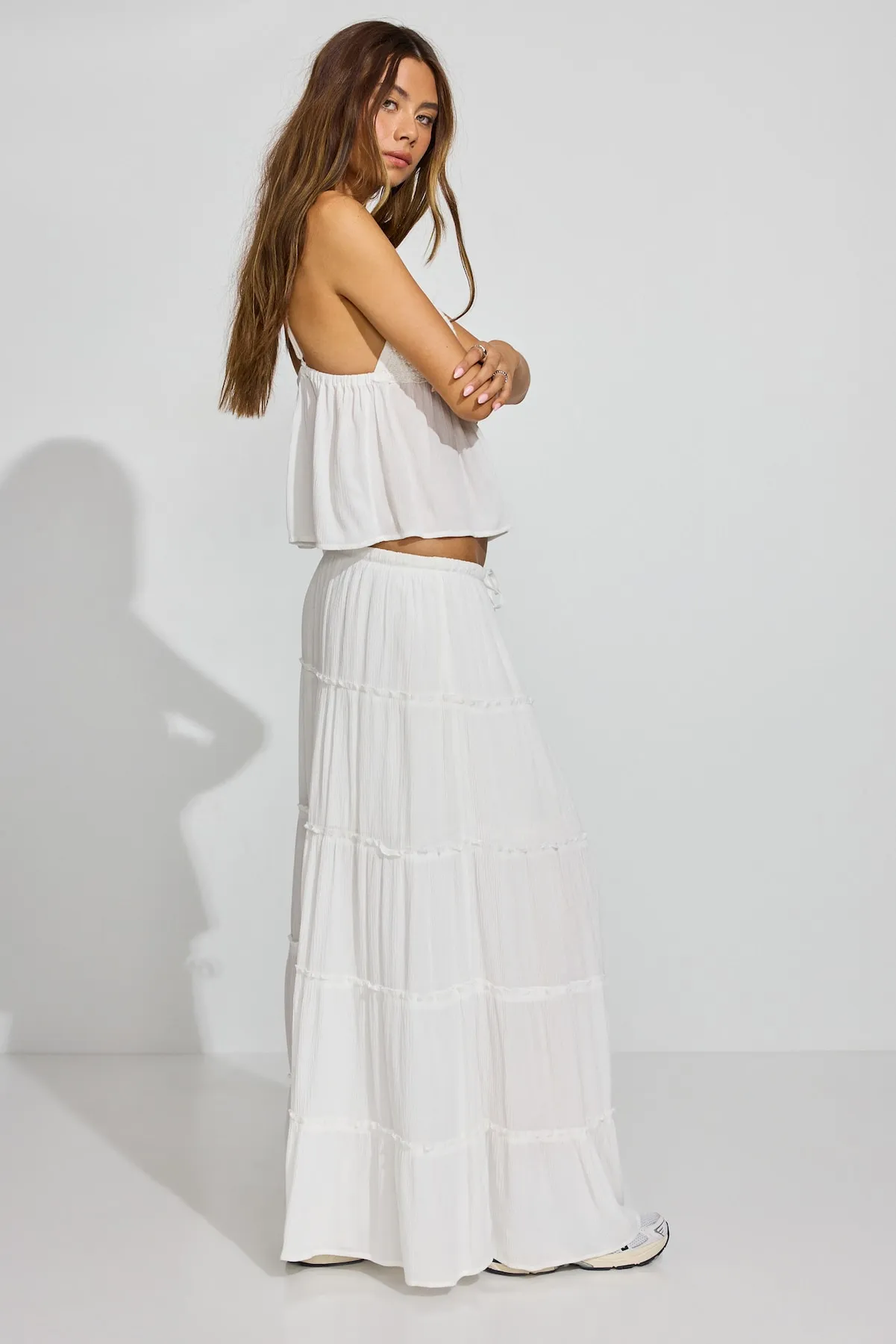 Tiered Maxi Skirt sold by Garage product image thumbnail 2